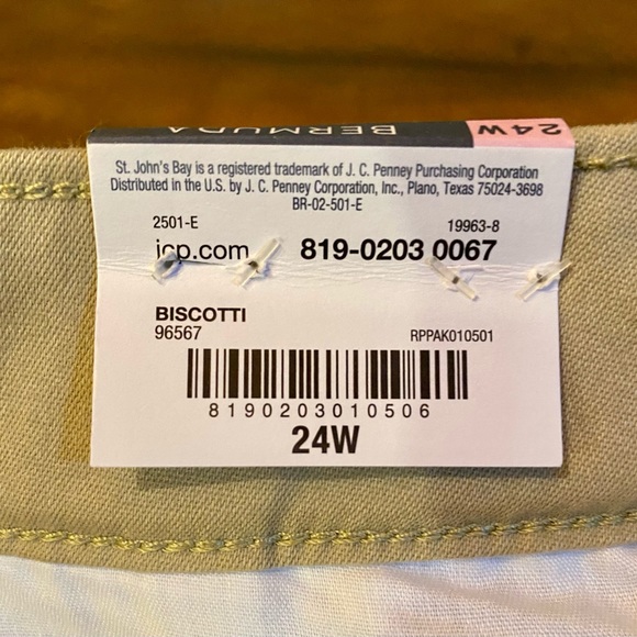 💥St. John’s Bay 12” Bermuda Shorts💥 NWT - Picture 5 of 10